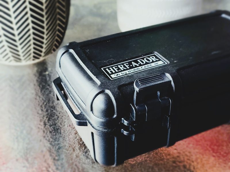 A Herf-a-dor by Humicare to store cigars when you travel.