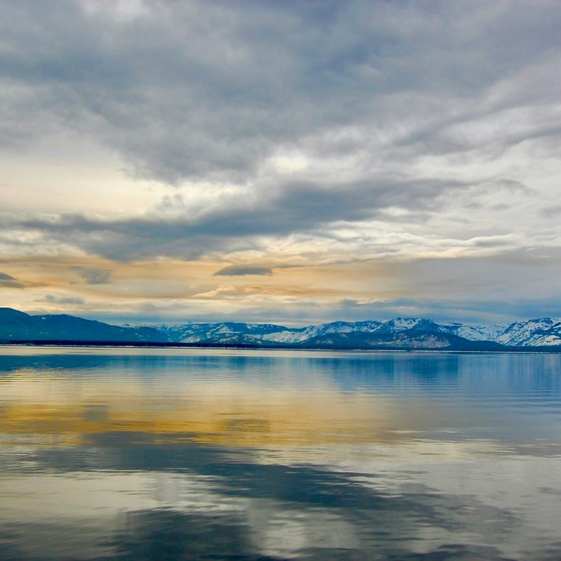 Calm waters of Lake Tahoe