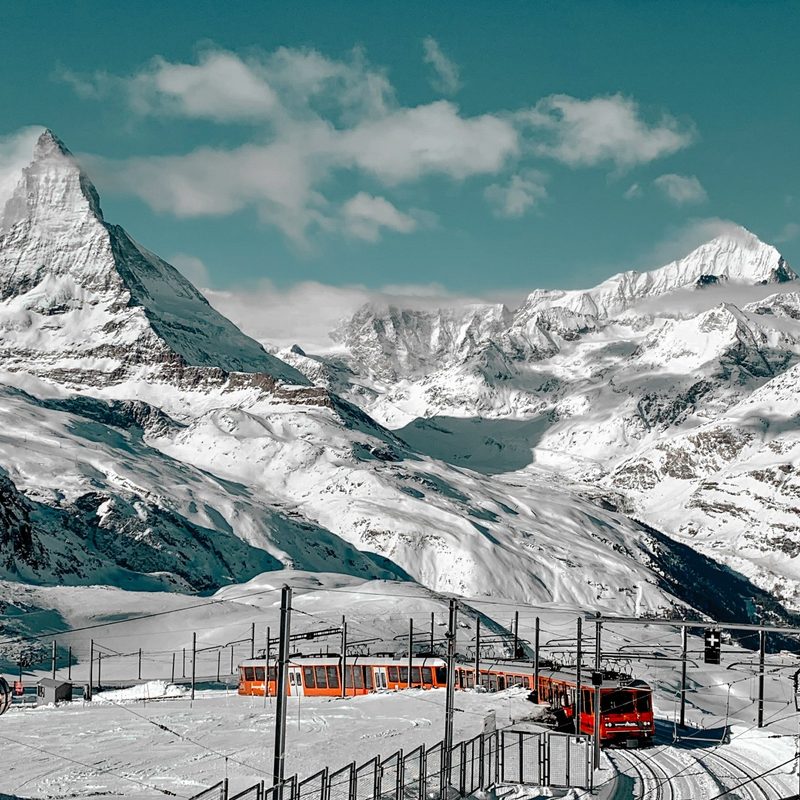 View of Matterhorn from Zermatt, Switzerland
