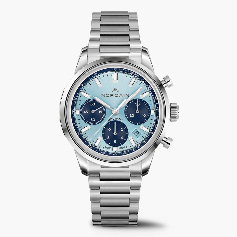 Norwain Freedom Collection sky blue dial