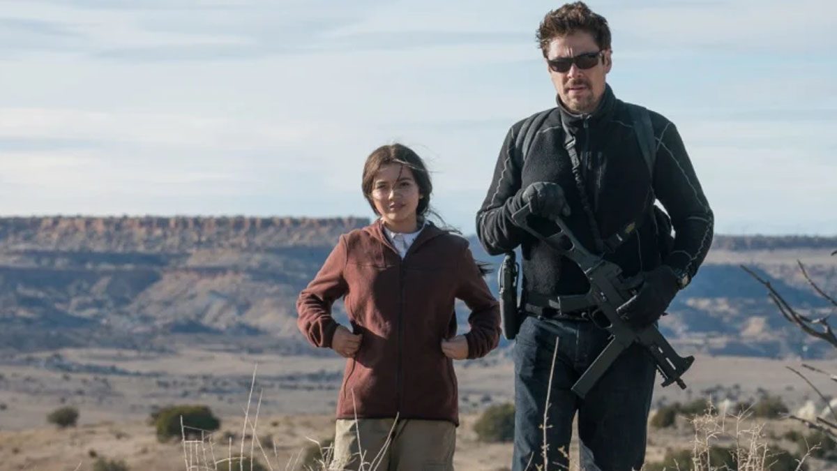 Isabela Merced and Benicio del Toro in Sicario: Day of the Soldado.