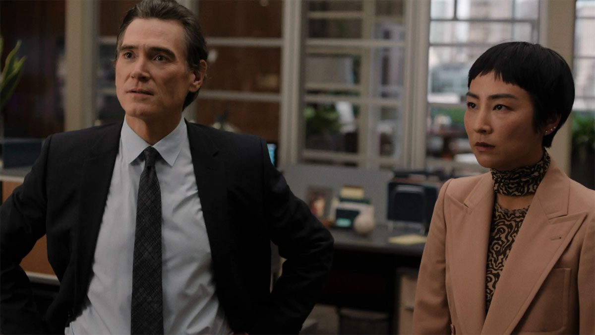 Billy Crudup and Gretta Lee in The Morning Show.