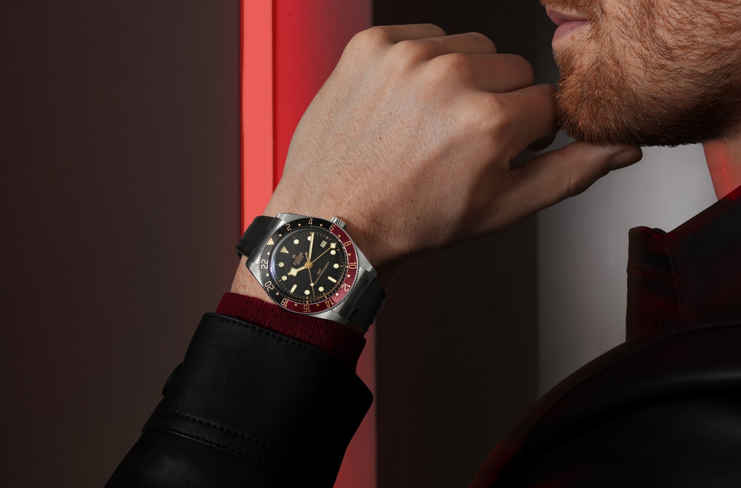 Tudor Black Bay on wrist