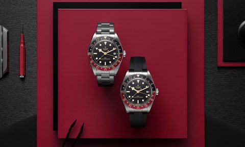 Tudor Black Bays on table
