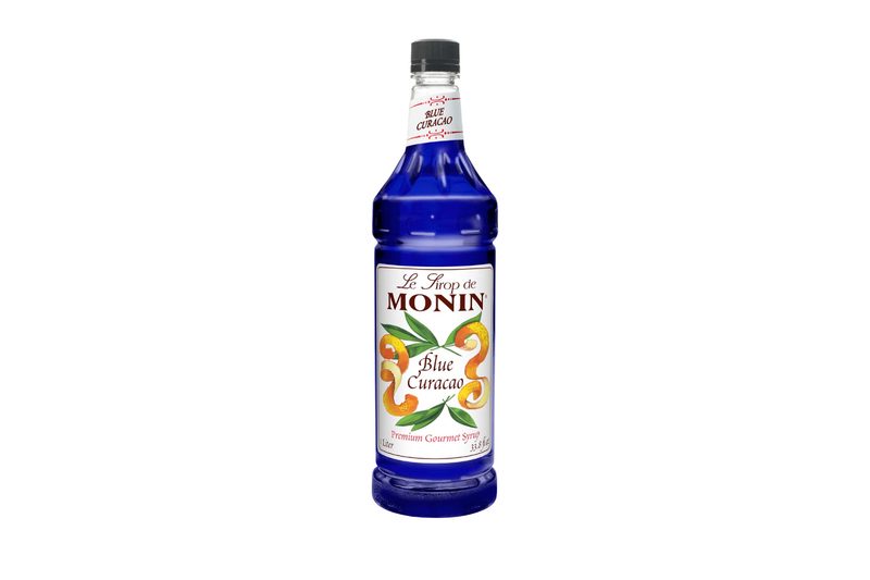 Monin Blue Curacao.