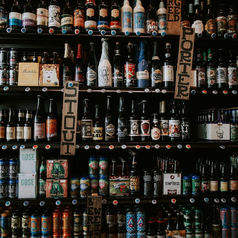 Beer bottles