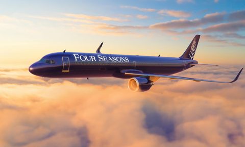 four seasons jet in the sky