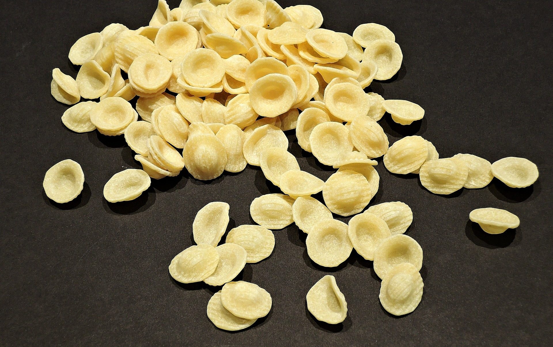 Raw orecchiette pasta