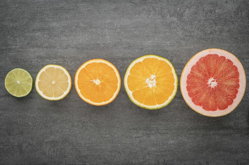 Sliced citrus