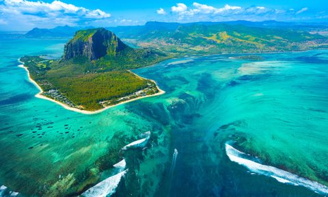 Underwater Waterfall