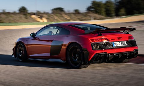 The second generation Audi R8 GT produced 620 horsepower.