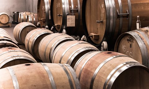 Wine barrels