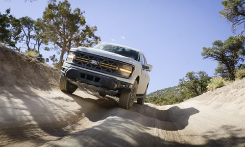 The Ford F-150 Tremor offroad