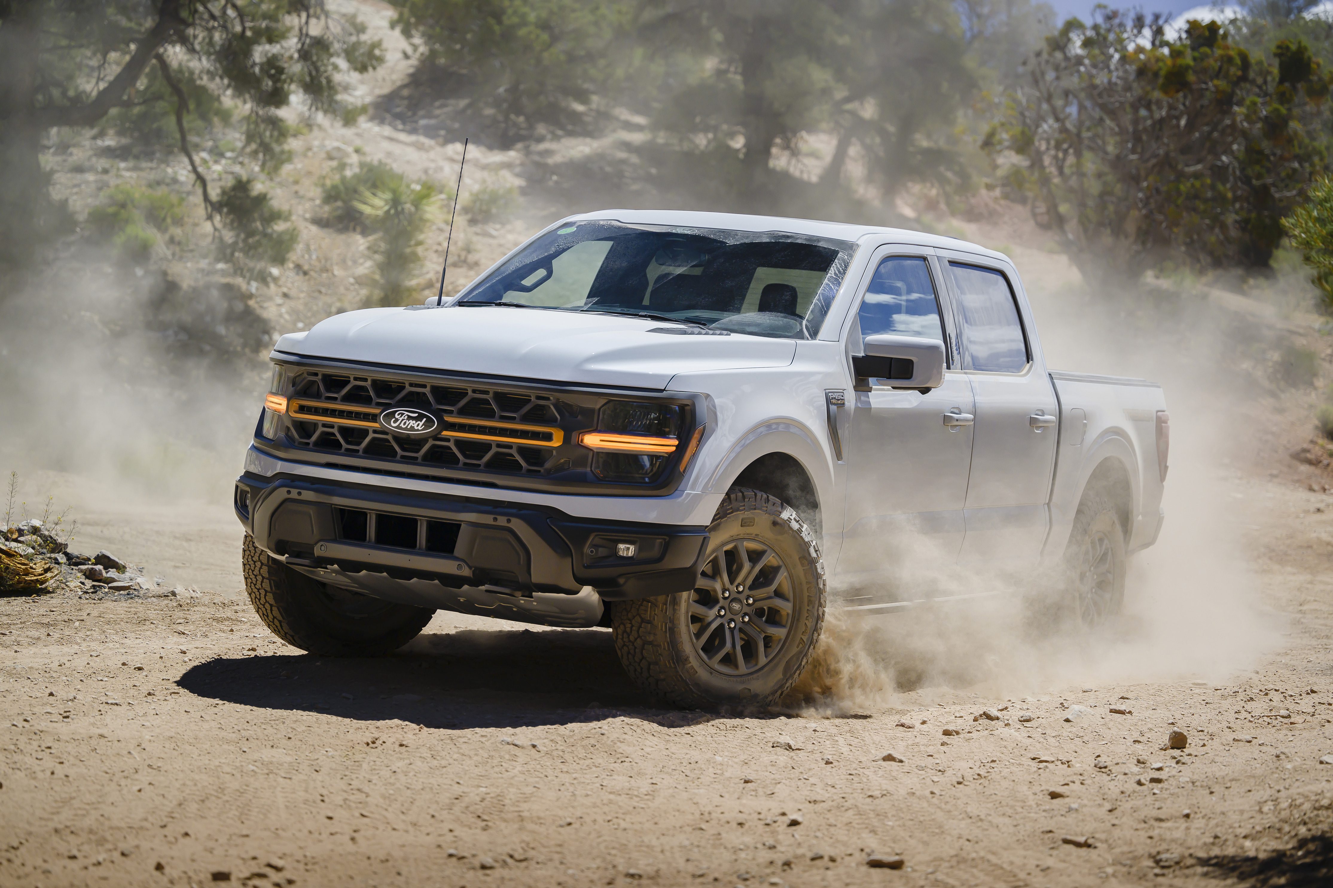 Ford F-150 Tremor offroad with dust