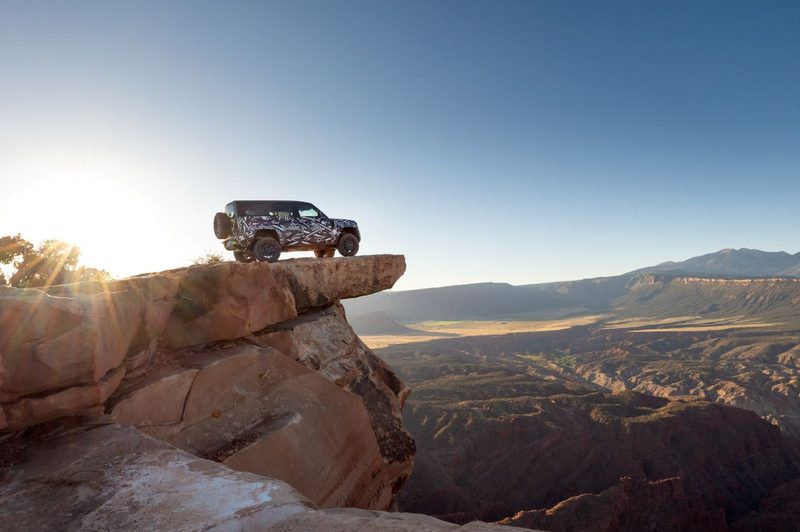 2025 Defender OCTA limited high-performance edition parked on a mountain overlook.