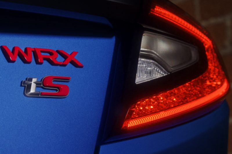 2025 Subaru WRX TS tail light.