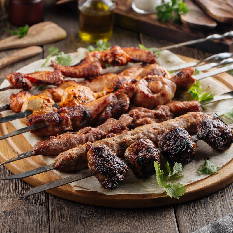 Meat kabobs