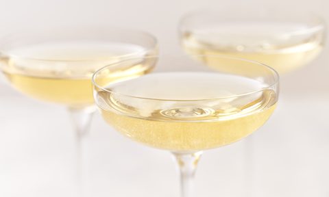 Three glasses of champagne