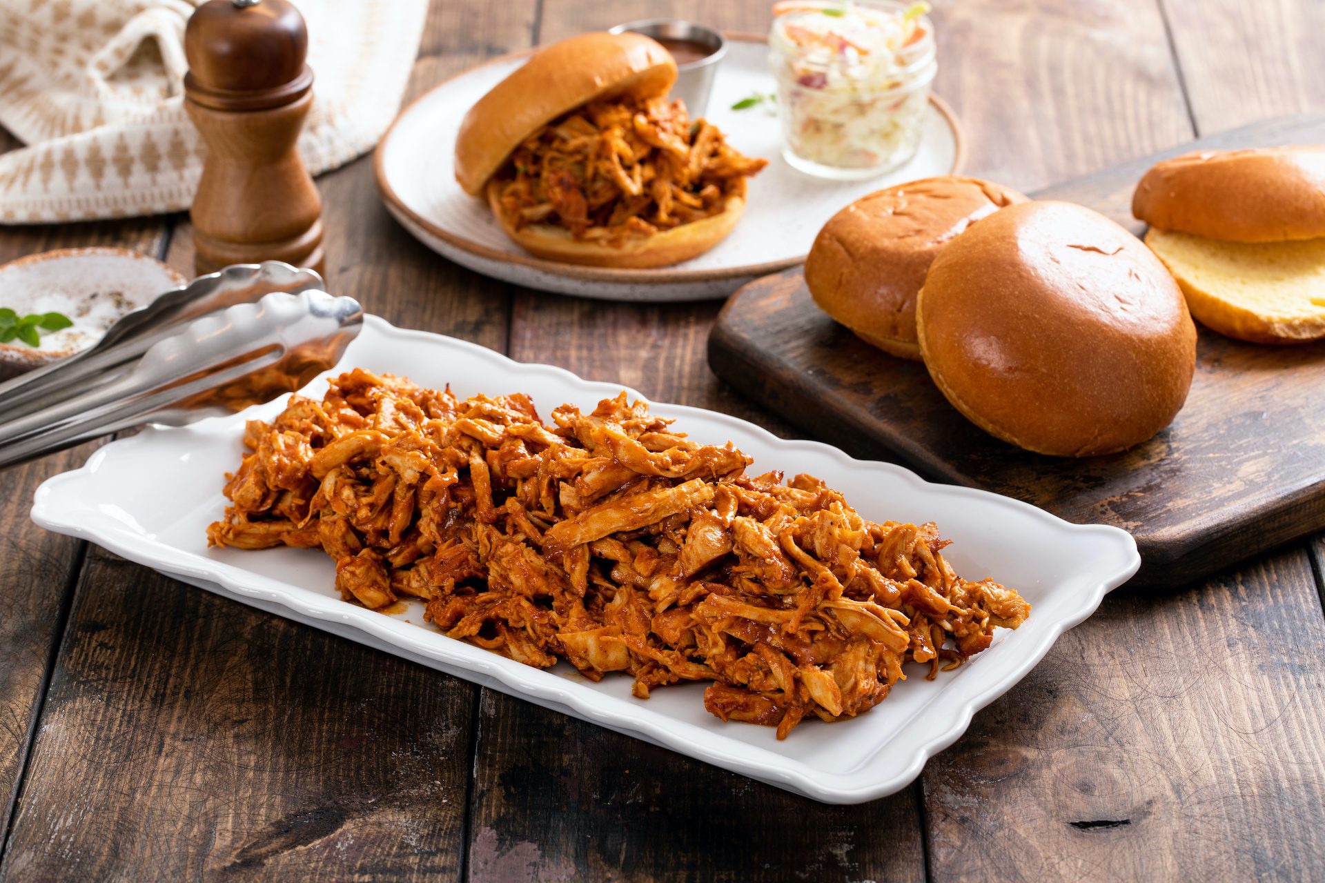 Pulled pork sandwiches