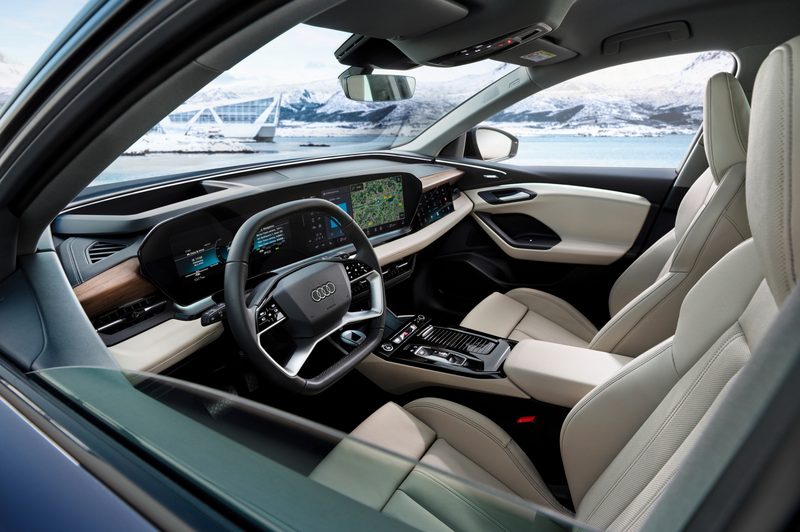 Audi Q6 e-tron With the new E&sup3; 1.2 electronic architecture.