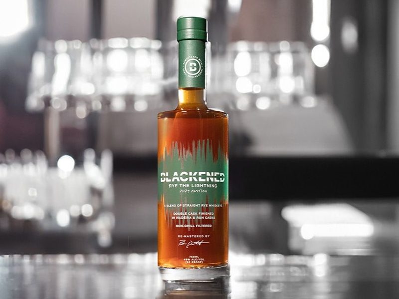 BLACKENED Rye the Lightning 2021 edition whiskey