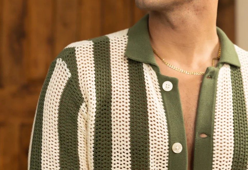 Dandy Del Mar Crochet Polo