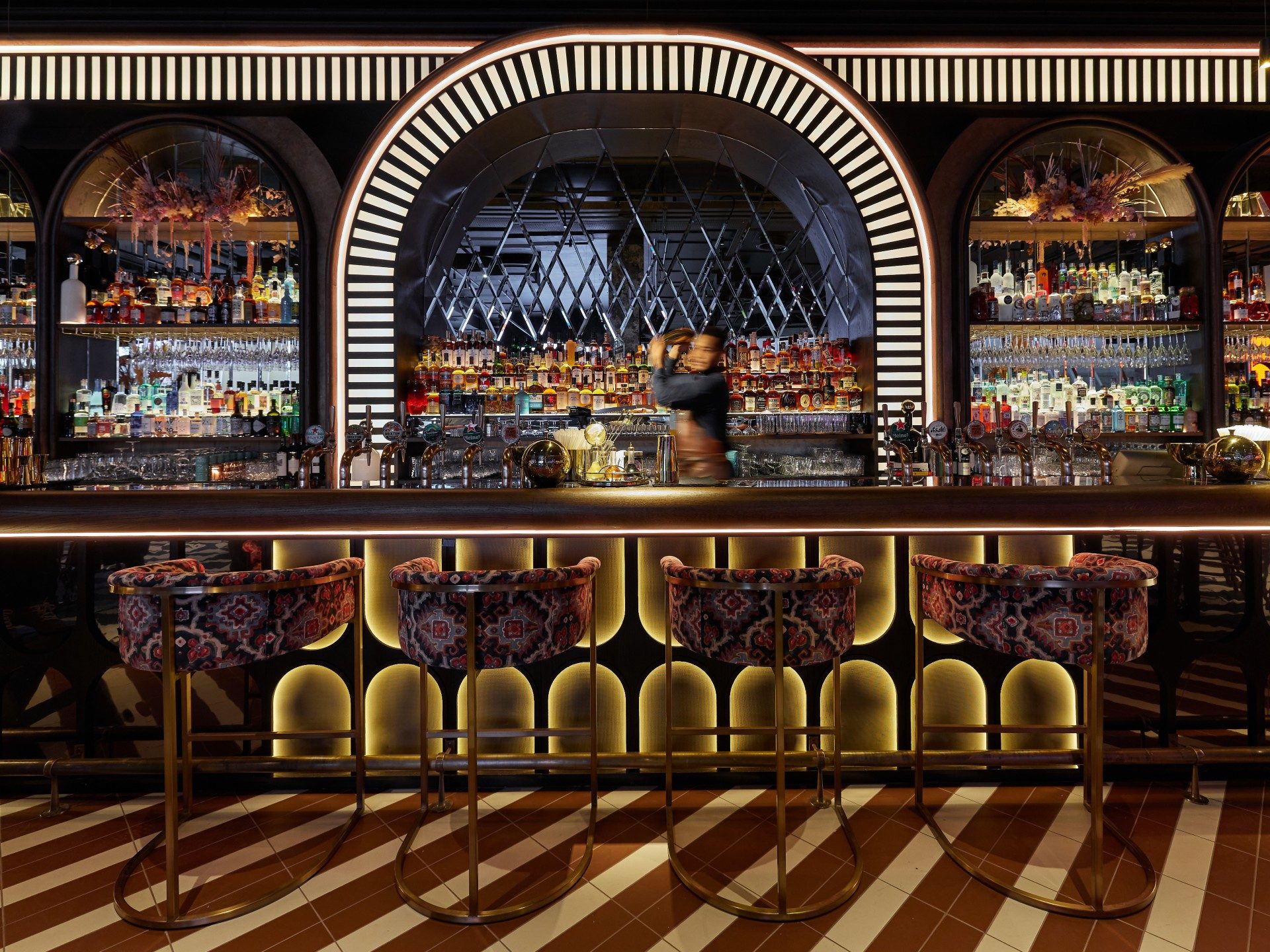 Bar at F1 Arcade