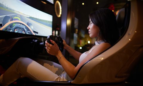 Sim racing at the F1 Arcade