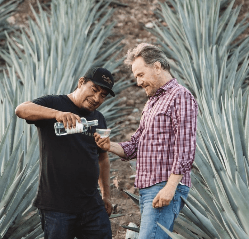 Mezcalero Gregorio Velasco and Bryan Cranston