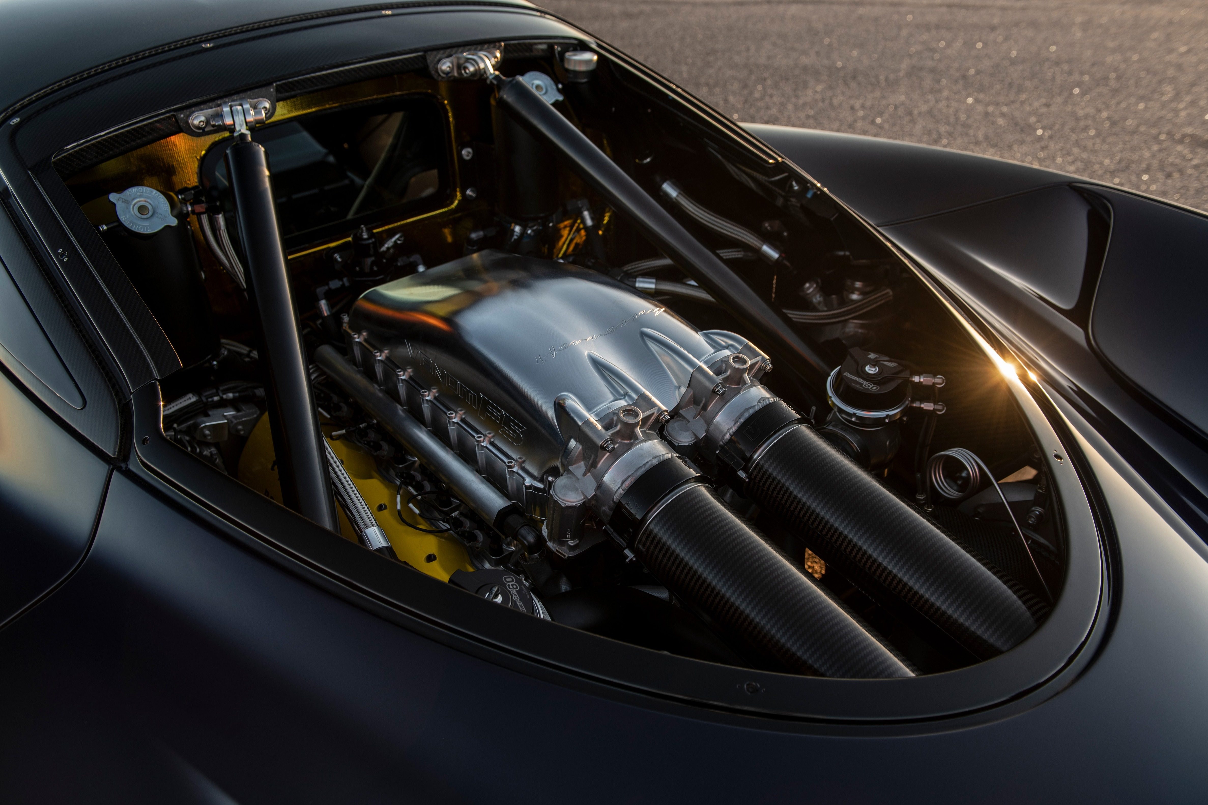 Hennessey Venom F5 V8 engine