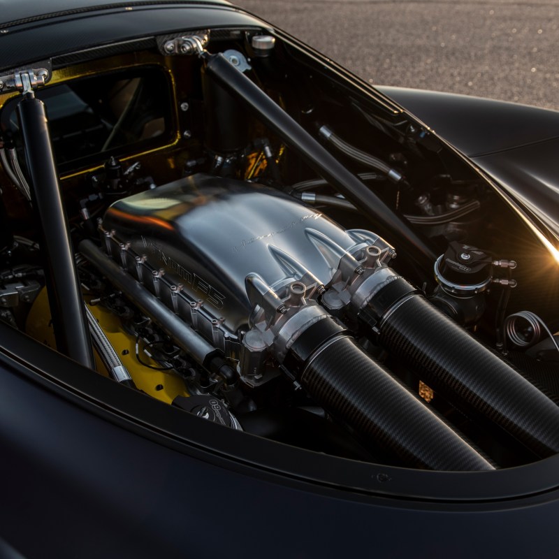Hennessey Venom F5 V8 engine