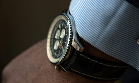 Man wearing watch