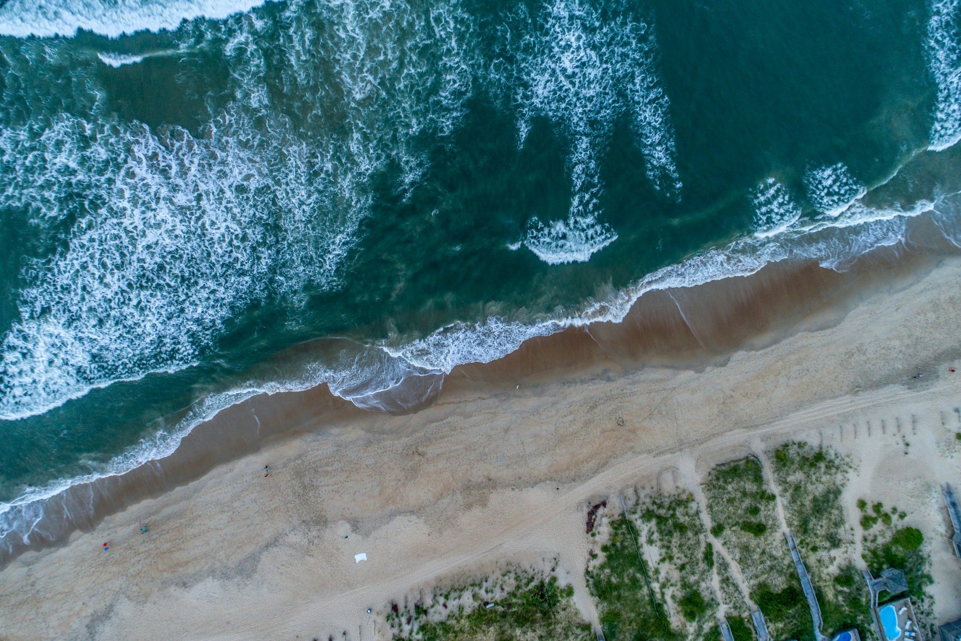 Shoreline of Nags Head, NC