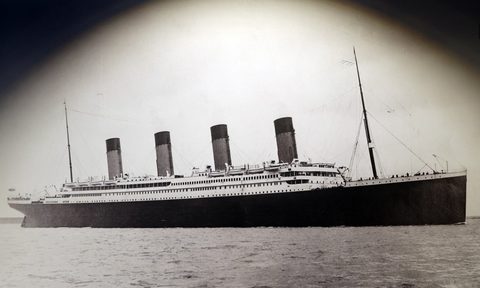 The Titanic ocean liner