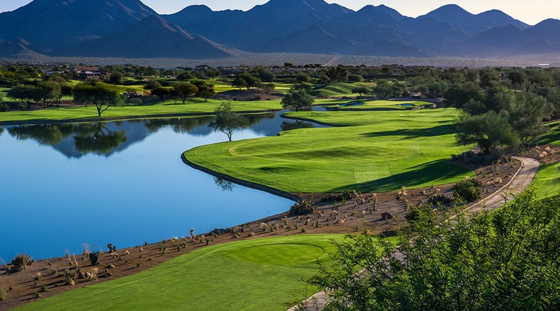 The 15th hole at TPC Scottsdale