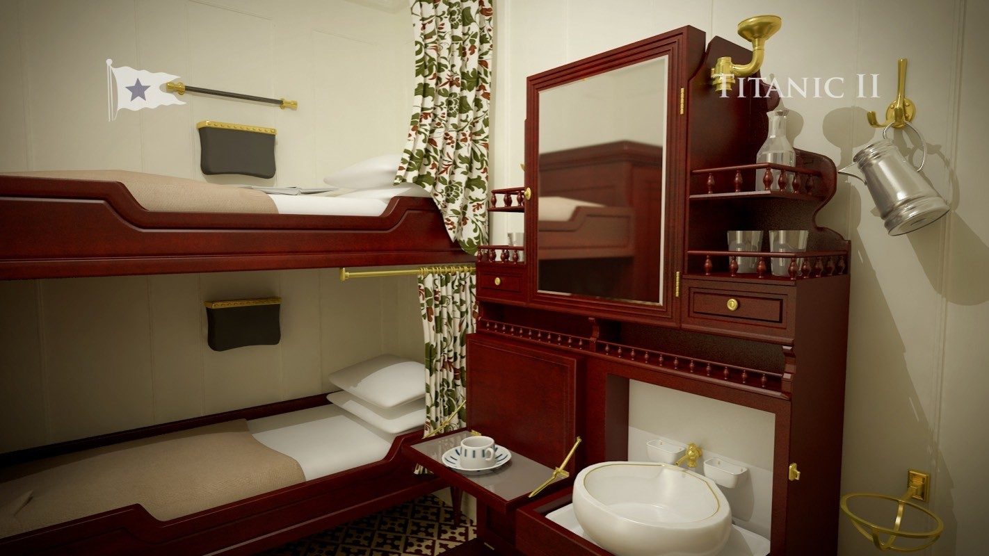 Titanic II Third Class cabin