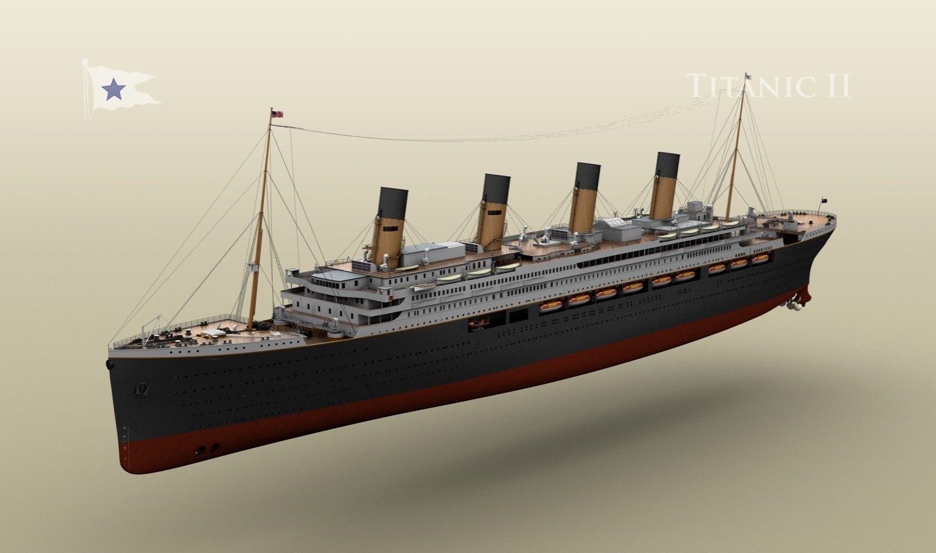 Rendering of the Titanic II