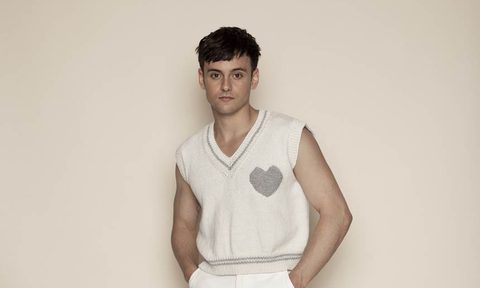 Tom Daley picture in sweater