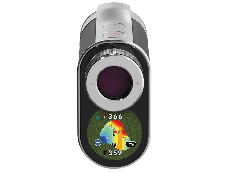 The Voice Caddy SL3 has a GPS green view field as well.