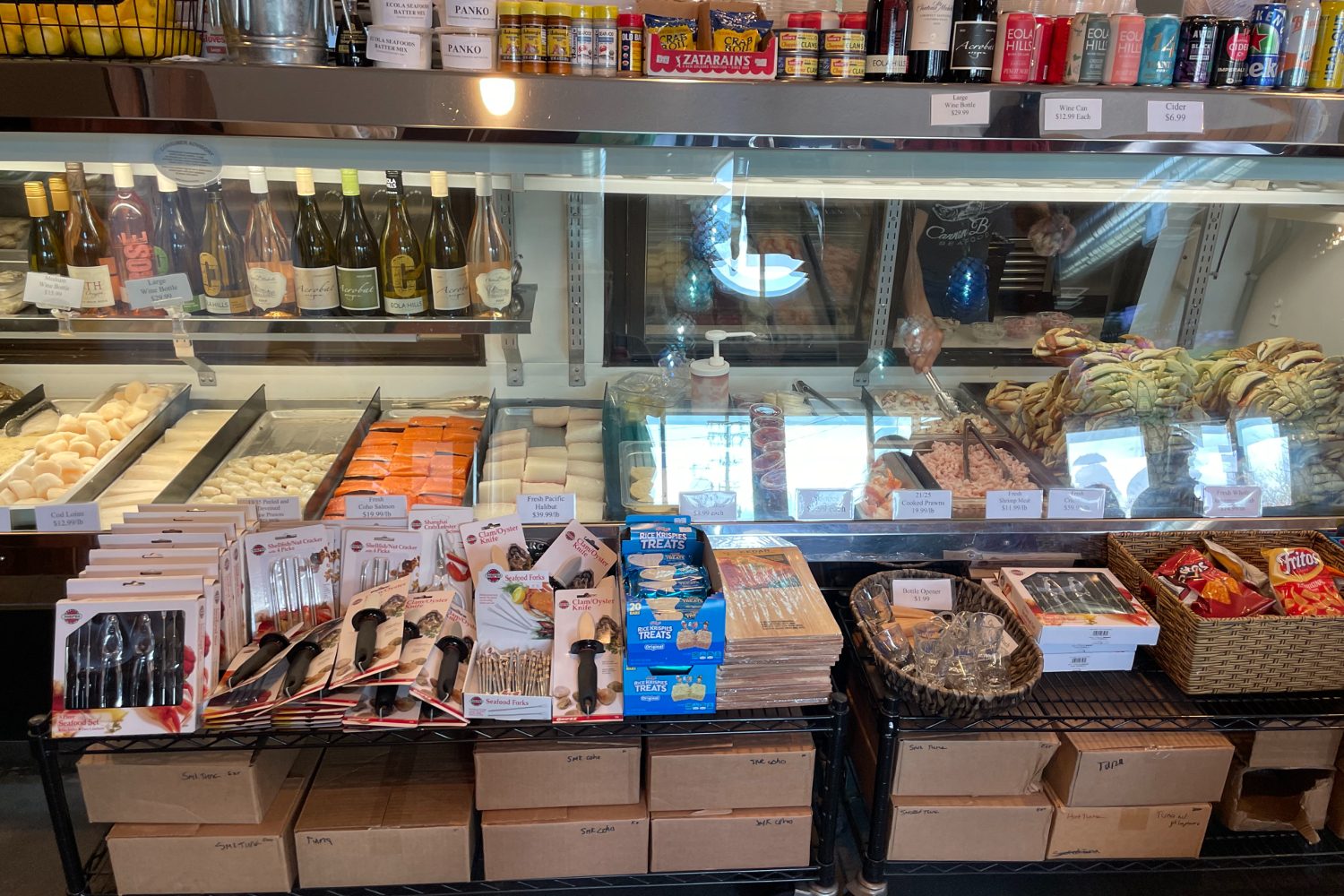 Ecola Seafood Market.