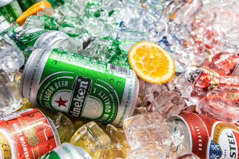 Beer in ice