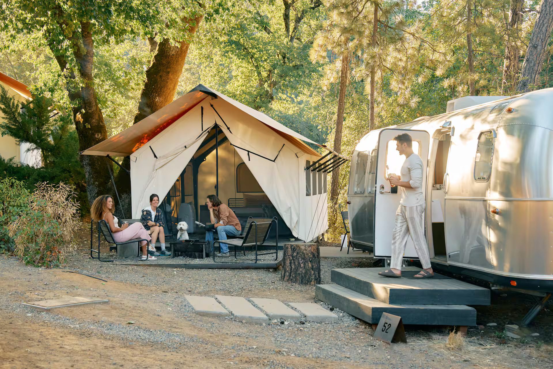 Glamping with Hilton