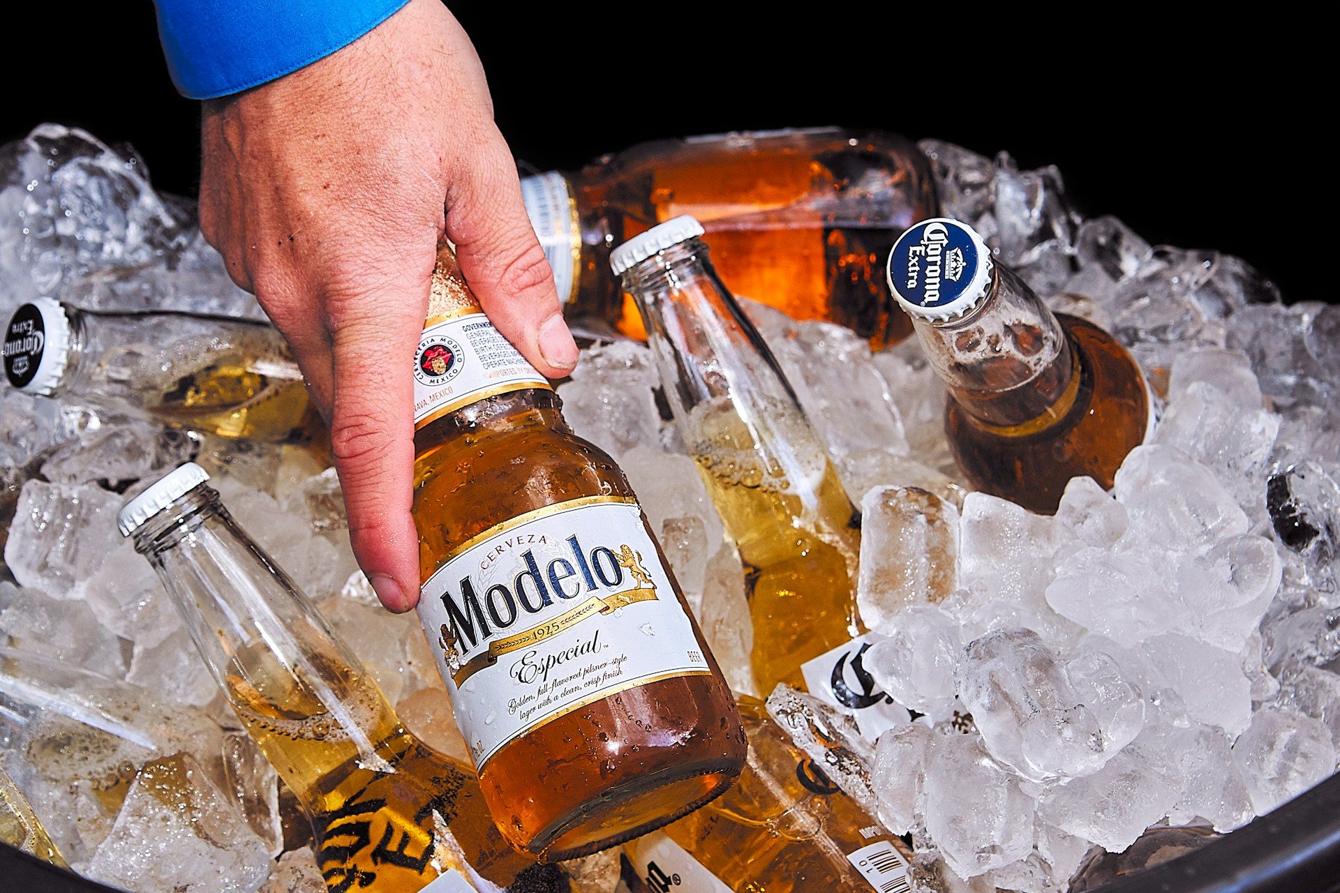 Beer in ice