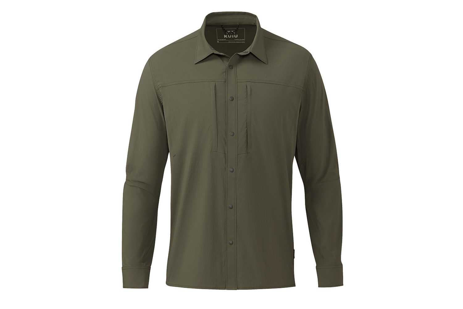 KUIU Intrepid LS Shirt isolated on a plain white background.