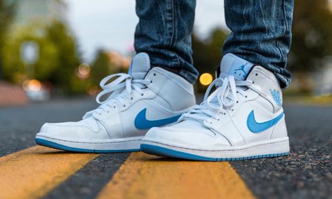 man in Jordans