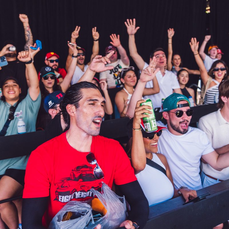 Miami Grand Prix crowd.