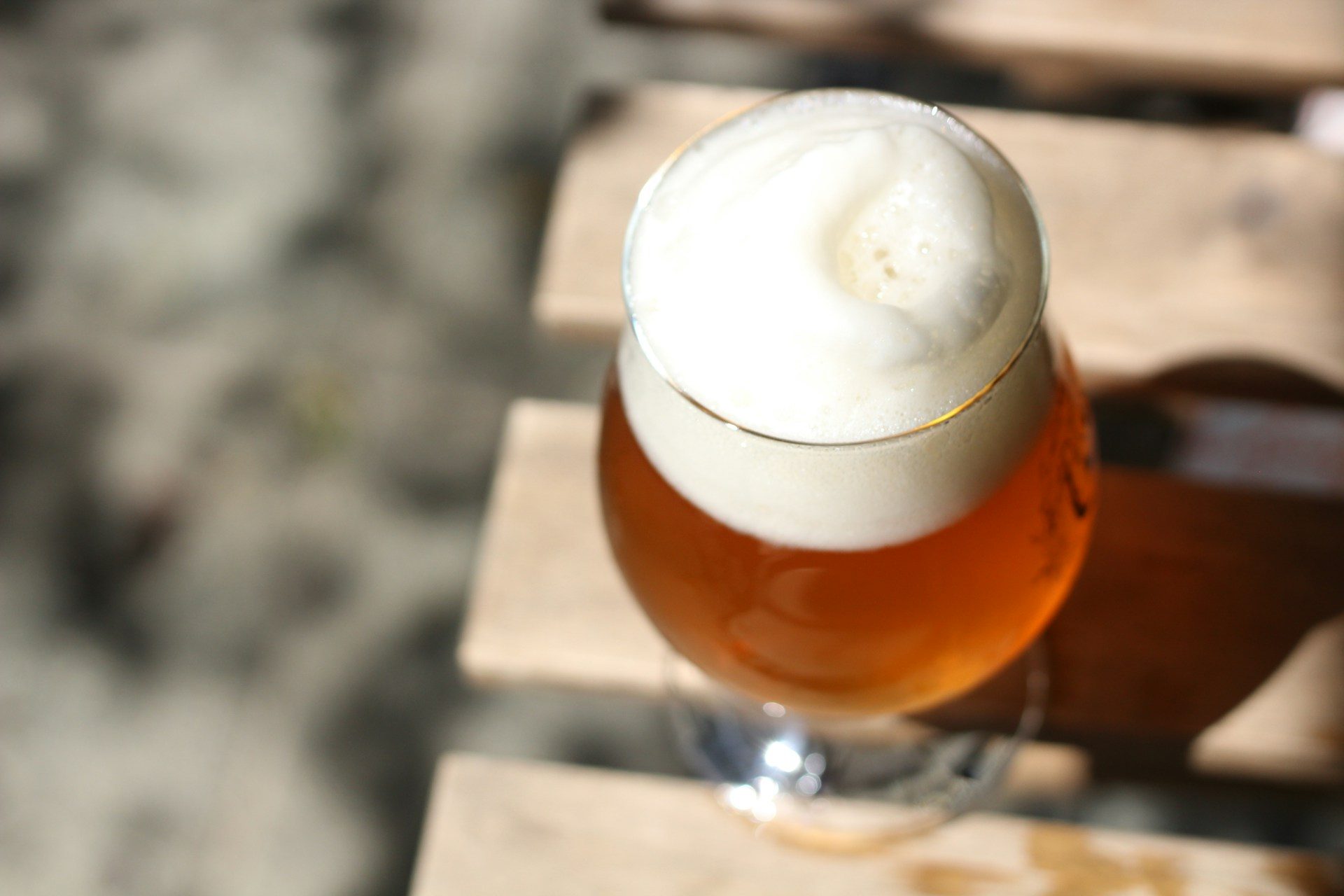 Beer outside