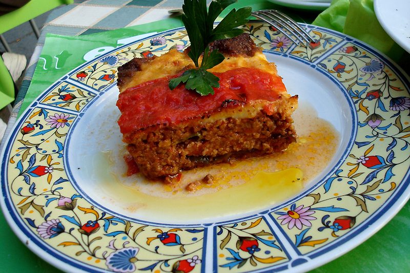 Moussaka.