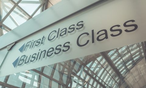 First class vs. business class