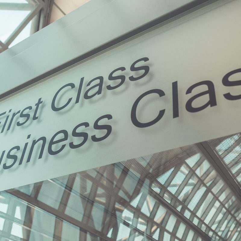 First class vs. business class
